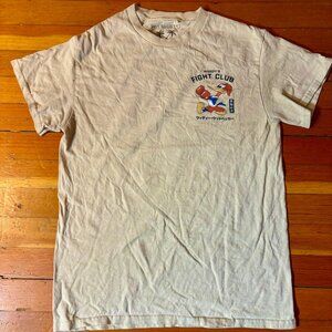 Woody's  FIGHT CLUB tan tee - Mens Sz Small